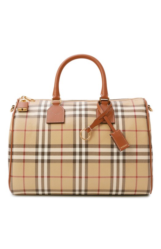 Сумка Check medium Burberry 8119049 Бежевый  8119049 Фото 7