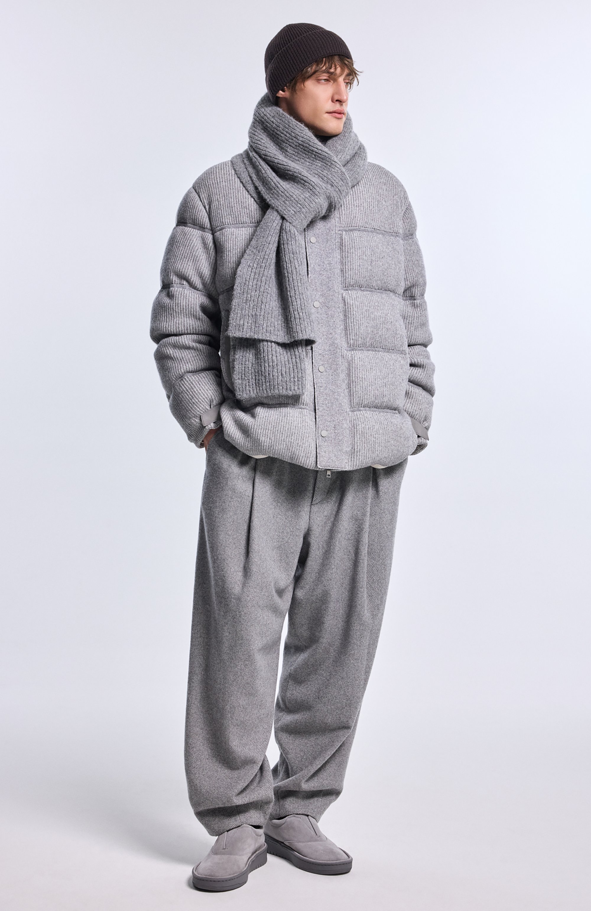 Кашемировый пуховик ZEGNA, арт. UCT52/CI23, фото 6