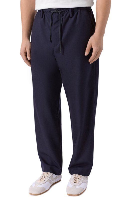 Шерстяные брюки Dries Van Noten 020976-2310-509 Синий  020976-2310-509 Фото 3