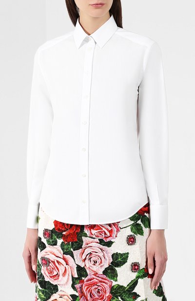 Хлопковая рубашка DOLCE & GABBANA, арт. F5K79T/FUEAJ, фото 3