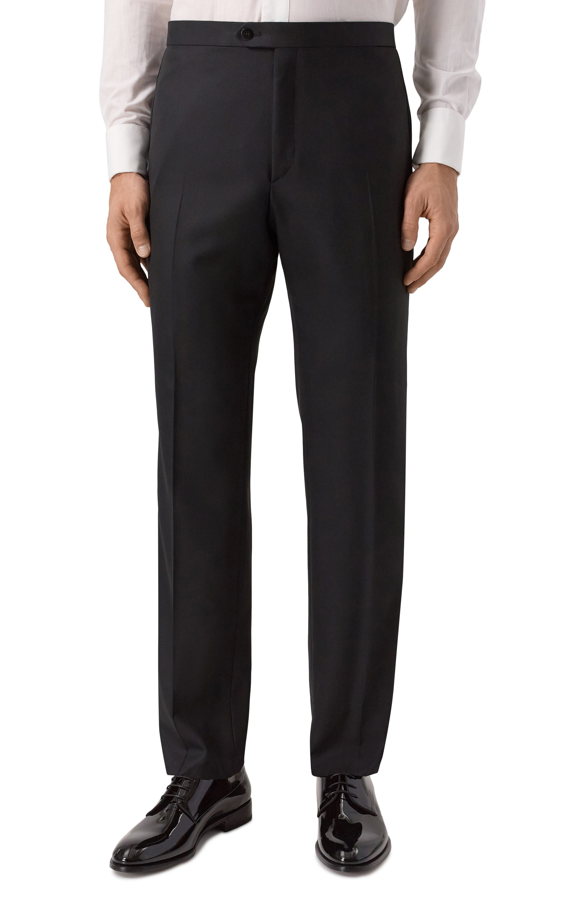 Шерстяной смокинг BRIONI черного цвета по цене 770000 руб., арт. RT051S/P6A0M, фото 4 Шерстяной смокинг BRIONI, арт. RT051S/P6A0M, фото 4