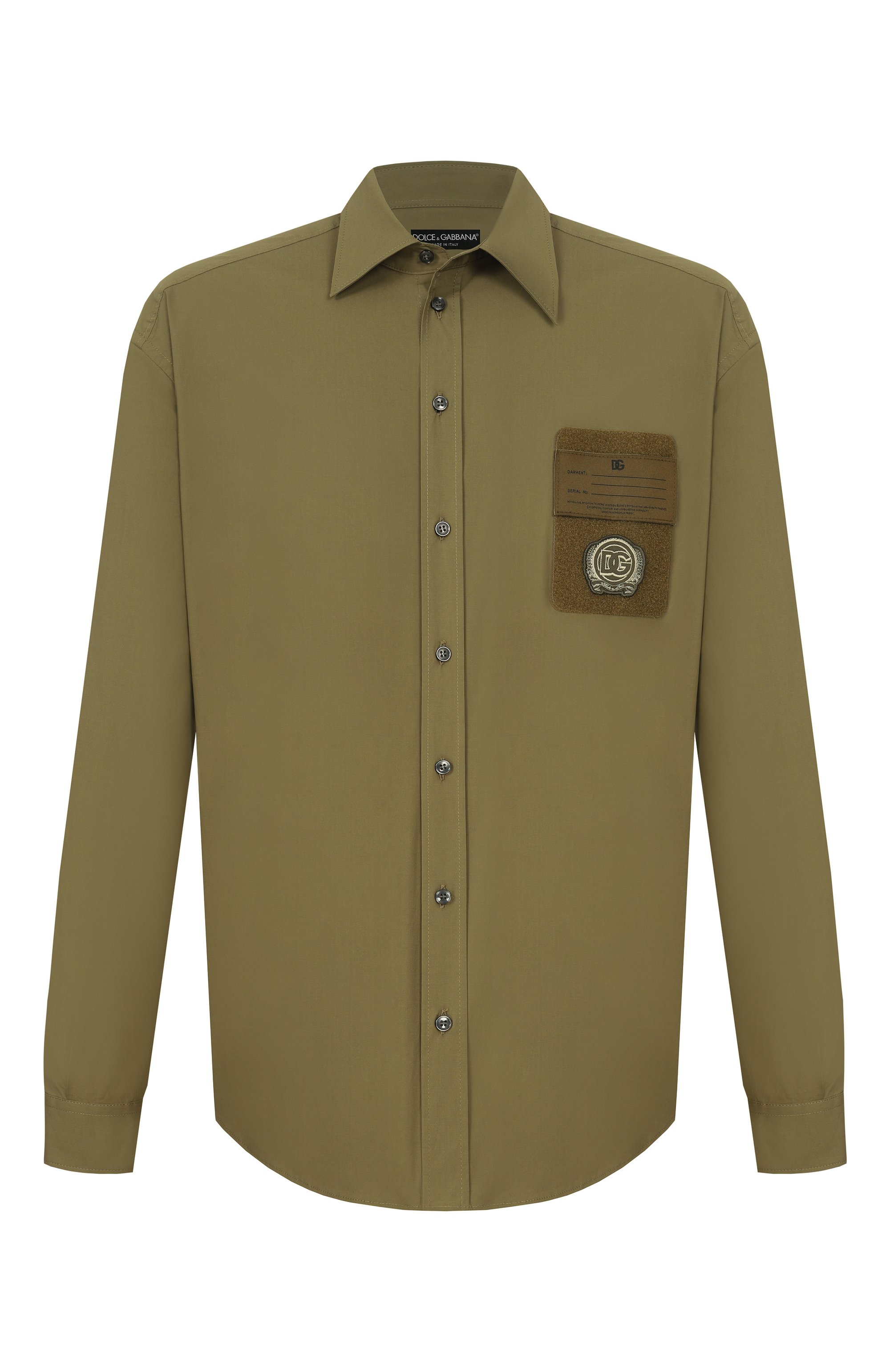 Хлопковая рубашка DOLCE & GABBANA, арт. G50E4Z/FUFN9, фото 1