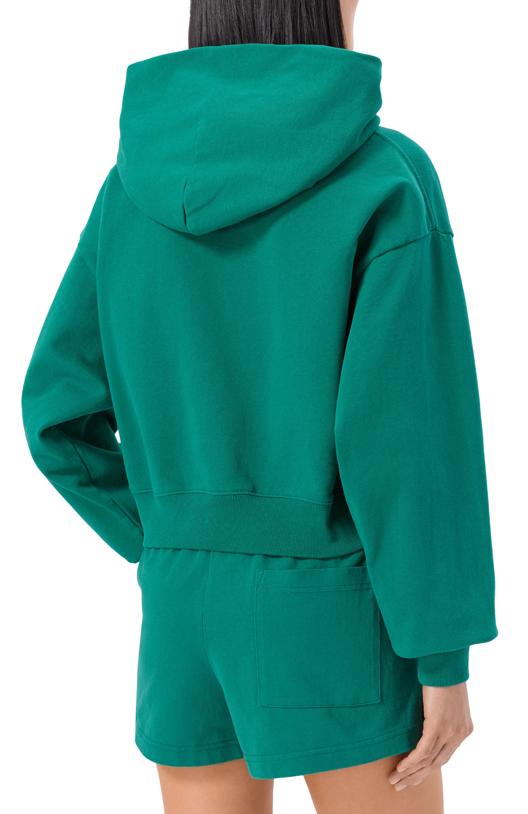 Хлопковое худи SPORTY AND RICH, арт. ST074621426GR03, фото 4