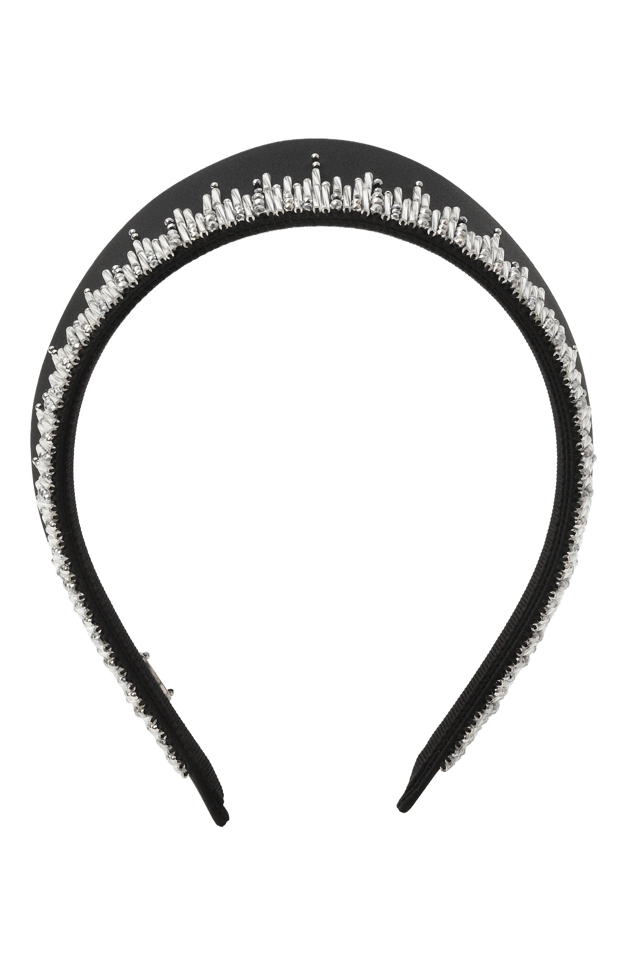 Кокошник PANFIL черного цвета по цене 30000 руб., арт. 0-KOK-SST, фото 1 Кокошник PANFIL, арт. 0-KOK-SST, фото 1