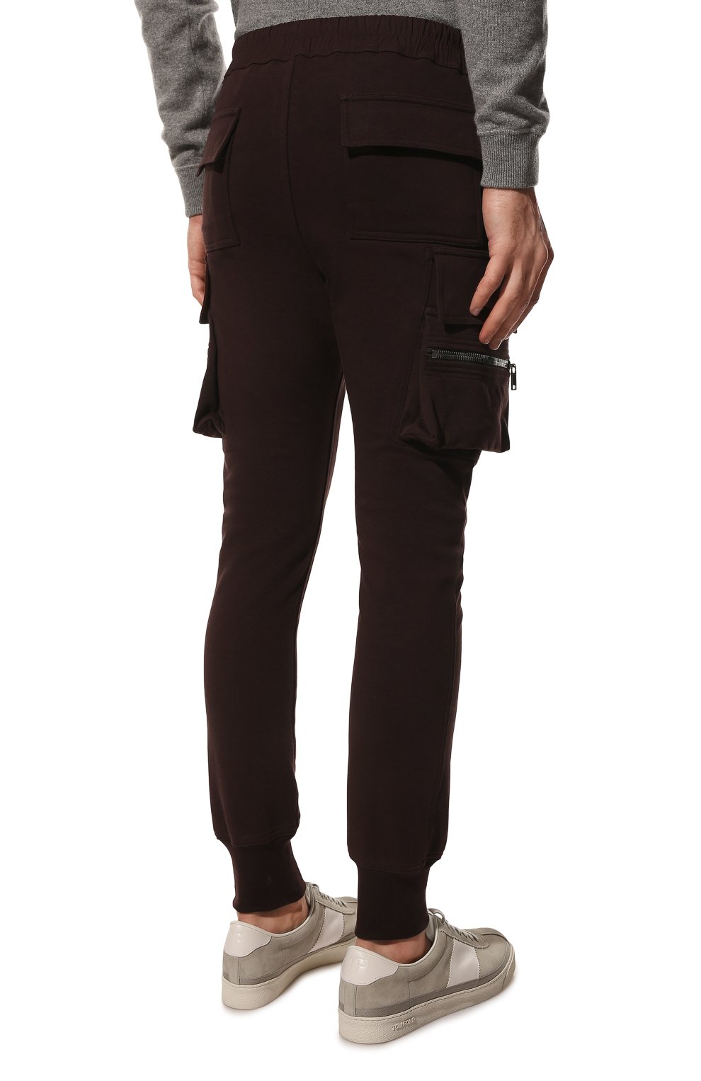 Хлопковые джоггеры RICK OWENS, арт. RU01B1396/BA, фото 4