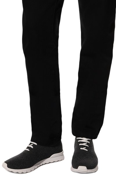 Текстильные кроссовки KITON, арт. USSCLAWN00848/12-16, фото 3