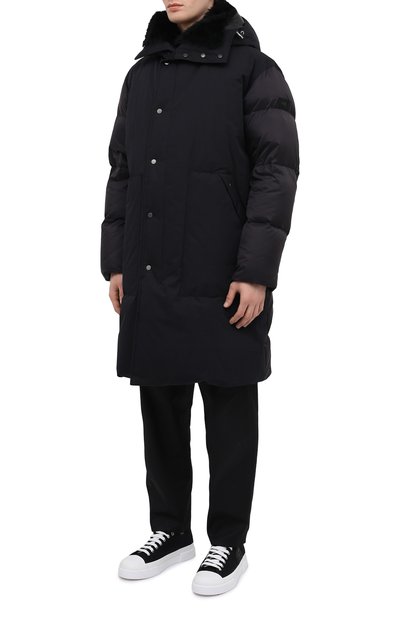 Пуховая парка с меховой подкладкой YVES SALOMON, арт. 22WHM02706M15W, фото 3