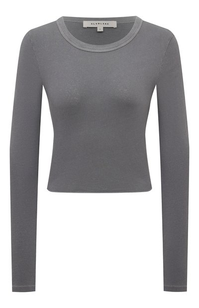 Хлопковый лонгслив SLVRLAKE, арт. TLBY100P N0WL, фото 1