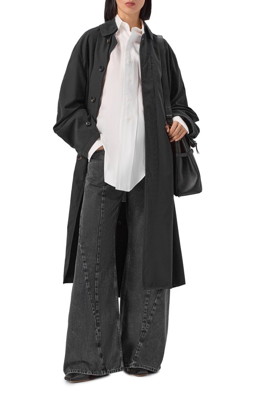 Кожаные ботильоны Maison Margiela S58WU0385/P3753 Чёрный  S58WU0385/P3753 Фото 3