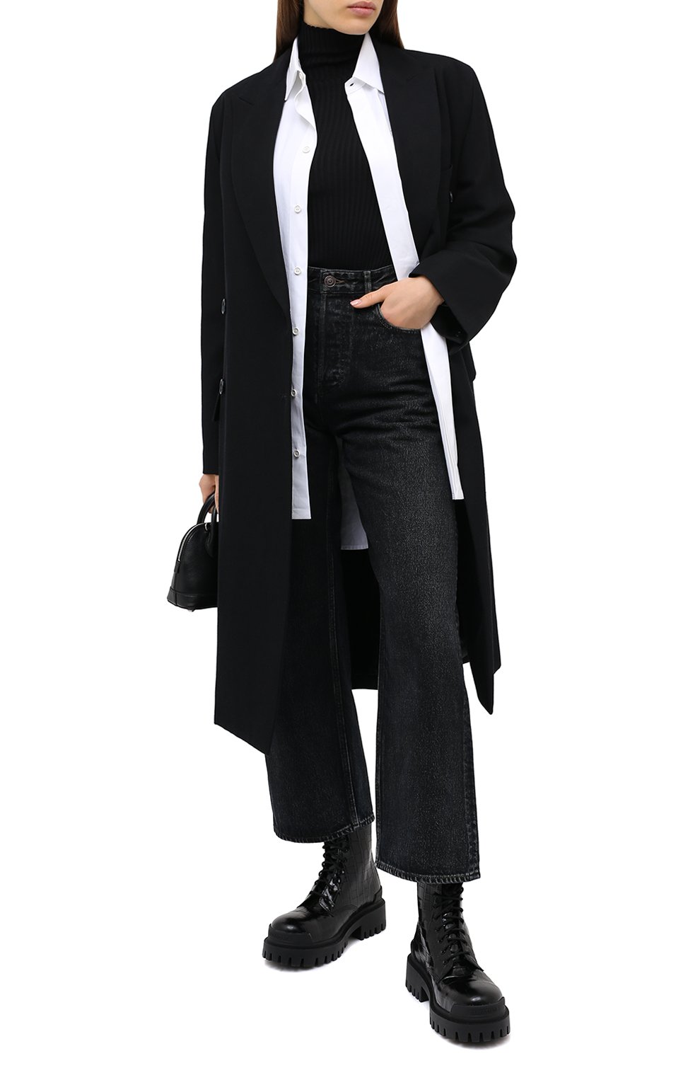 Джинсы BALENCIAGA темно-синего цвета по цене 45300 руб., арт. 626098/TIW25, фото 3 Джинсы BALENCIAGA, арт. 626098/TIW25, фото 3