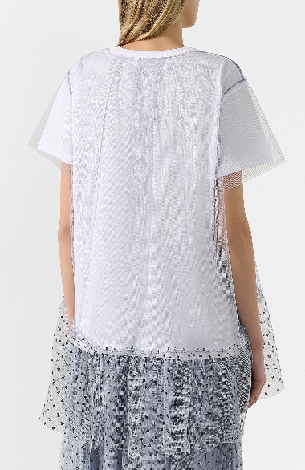Хлопковая футболка REDVALENTINO, арт. TR3MG05N/4YB, фото 4