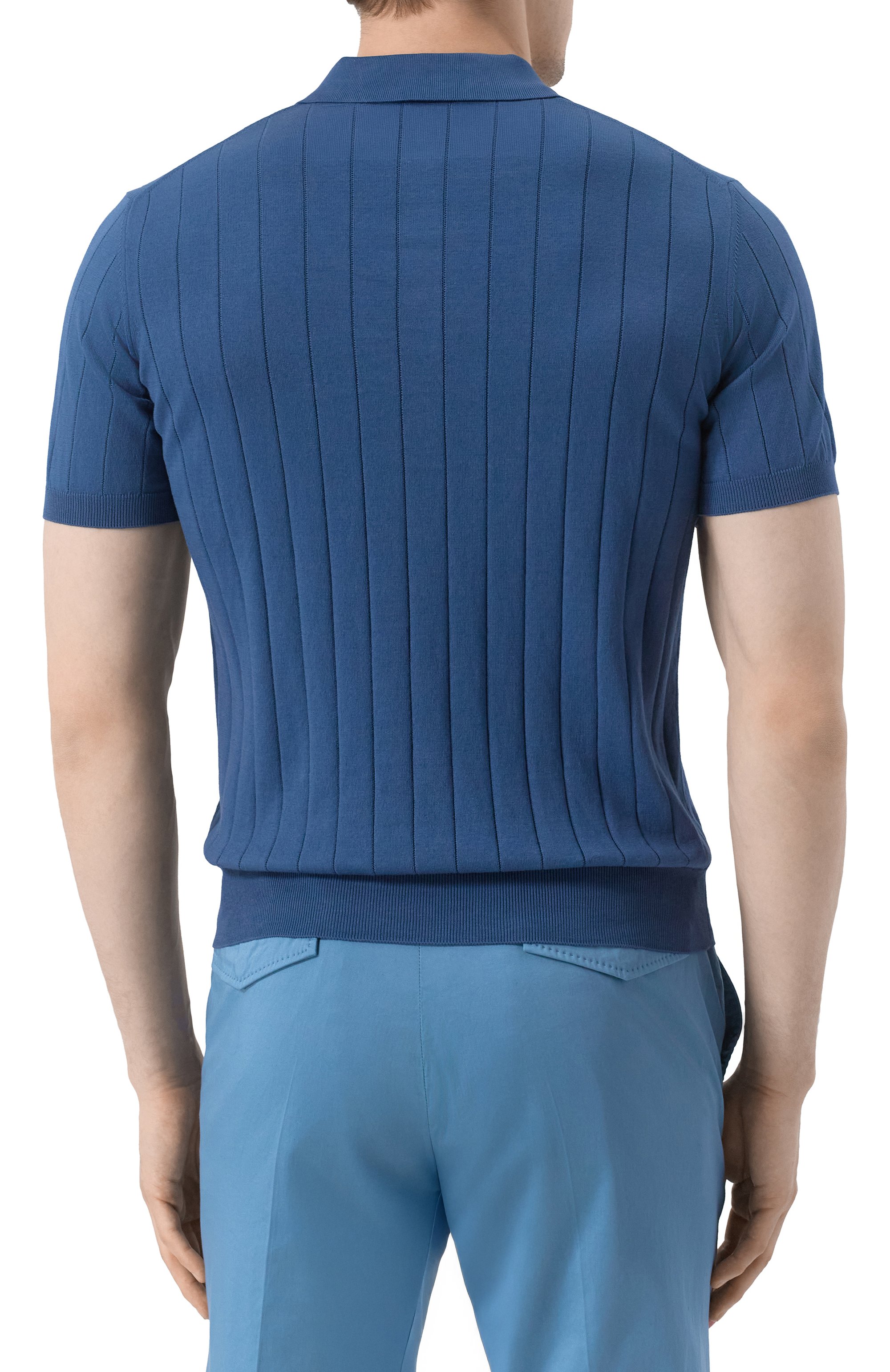 Хлопковое поло CORNELIANI, арт. 25M512-2525153, фото 4