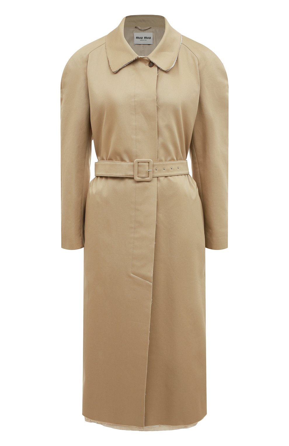 Хлопковый тренч MIU MIU, арт. MS1893-1UPX-F0065, фото 1