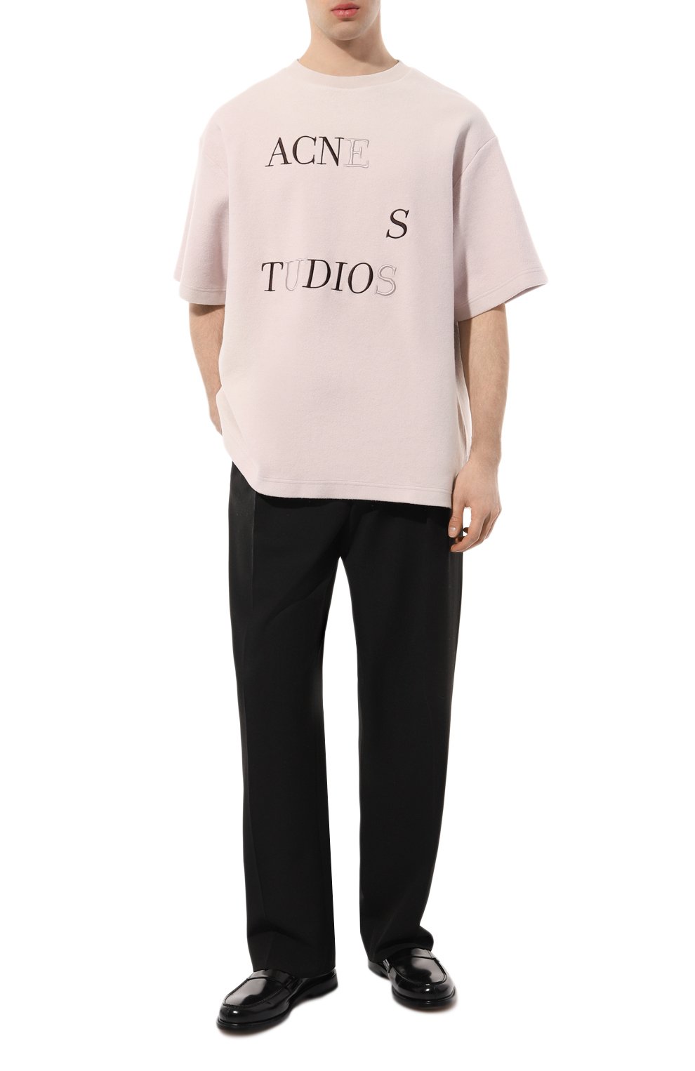 Хлопковая футболка ACNE STUDIOS, арт. FN-MN-SWEA000334, фото 2