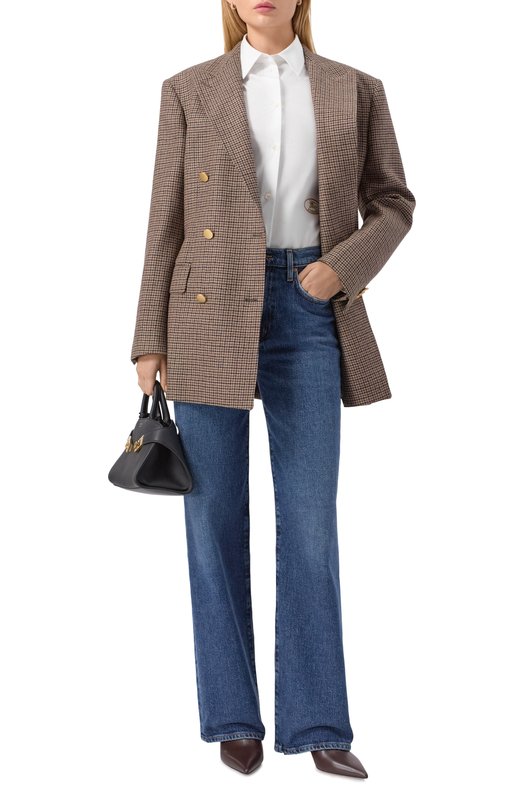 Хлопковая рубашка Burberry 8110903 Белый  8110903 Фото 2