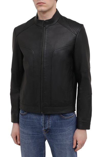 Кожаная куртка HUGO, арт. 50441830, фото 3