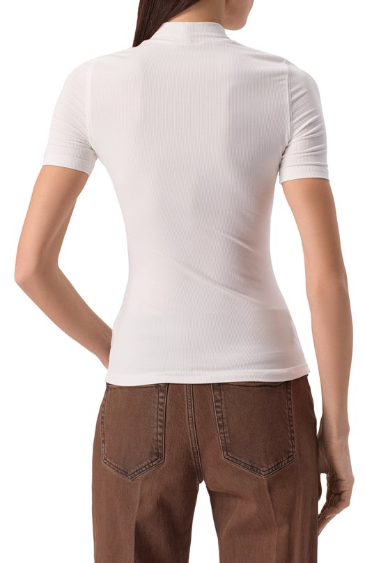 Топ из вискозы Diesel A10398/0BLAN Белый  A10398/0BLAN Фото 4