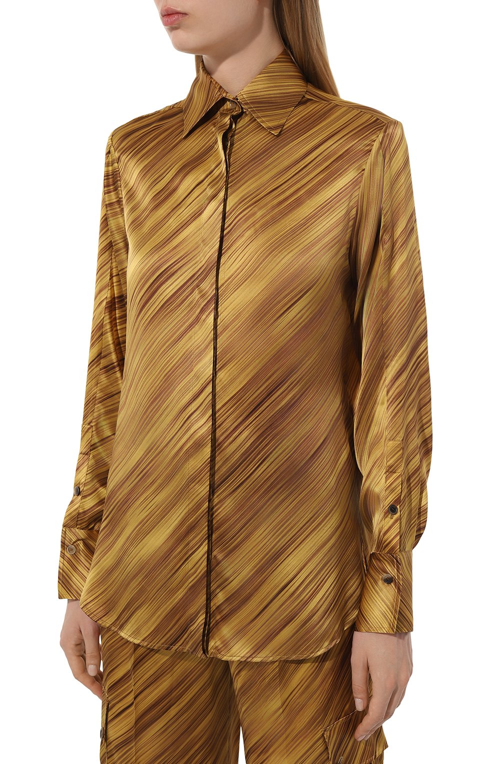 Шелковая блузка KITON, арт. D55442K0978C, фото 3