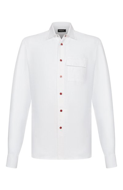 Мужская льняная рубашка KITON, арт. UMCBUBAH09690