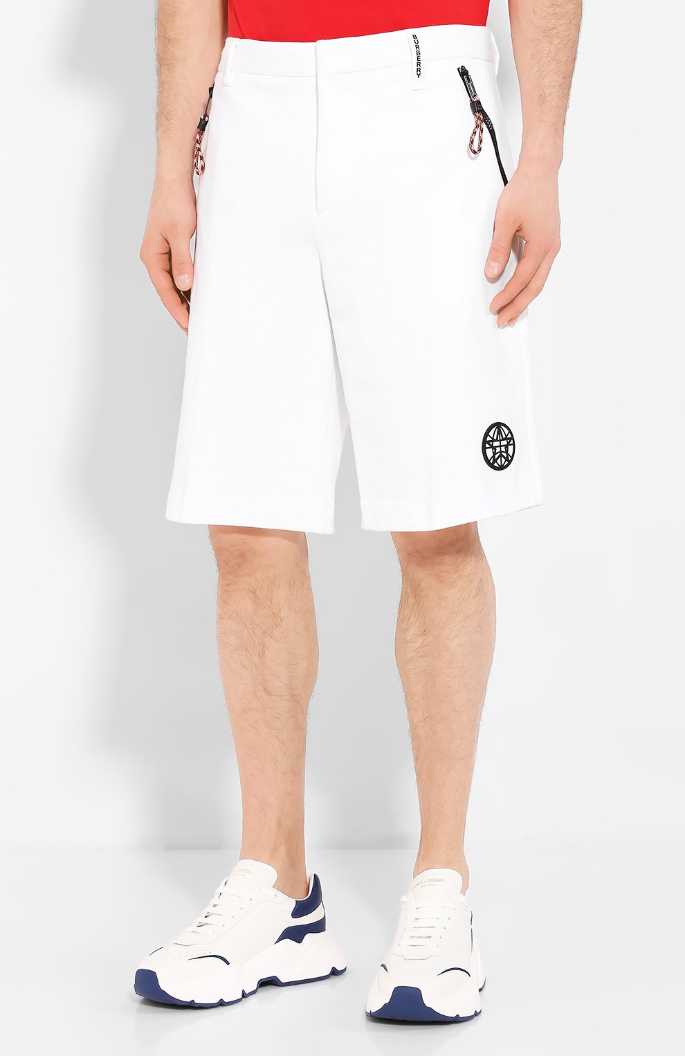 Хлопковые шорты BURBERRY, арт. 4559343, фото 3