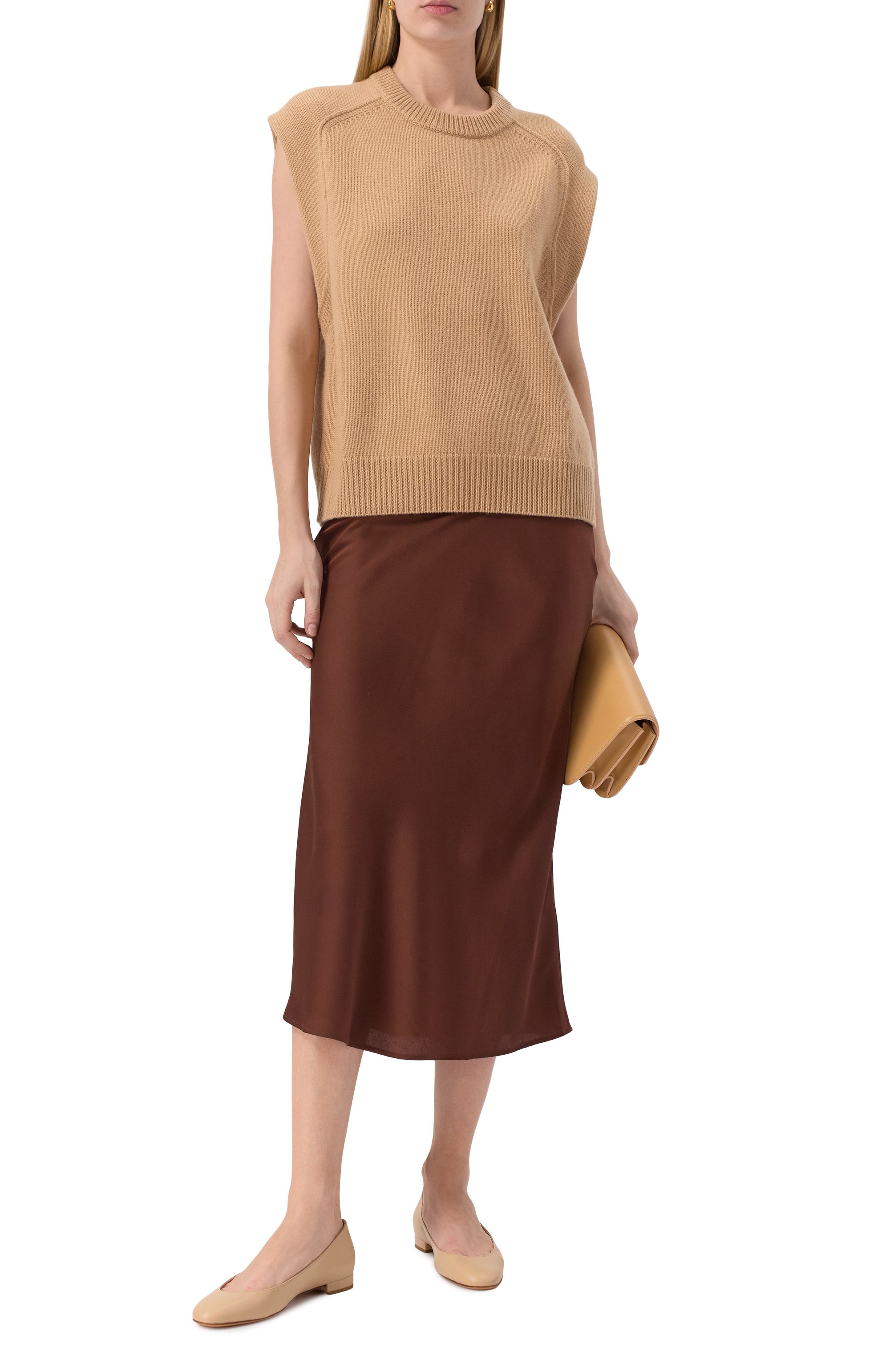 Атласная юбка BOSS, арт. 50522650, фото 2