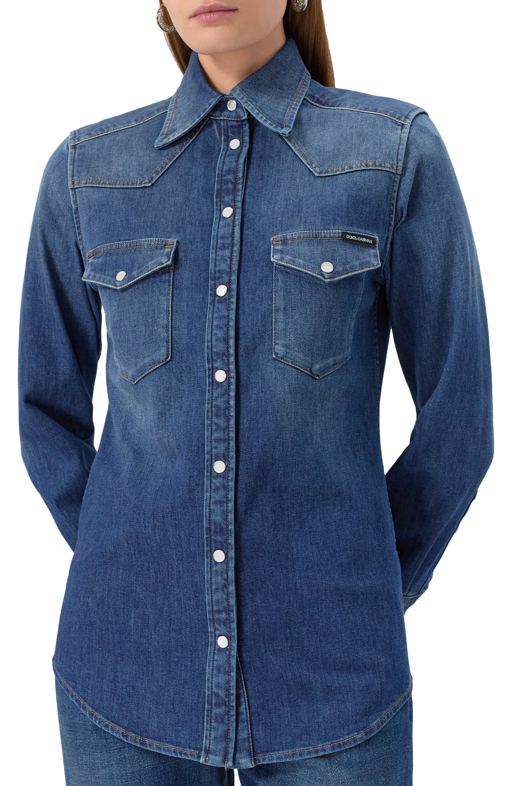 Джинсовая рубашка DOLCE & GABBANA, арт. F5T34D/G8MS1, фото 3