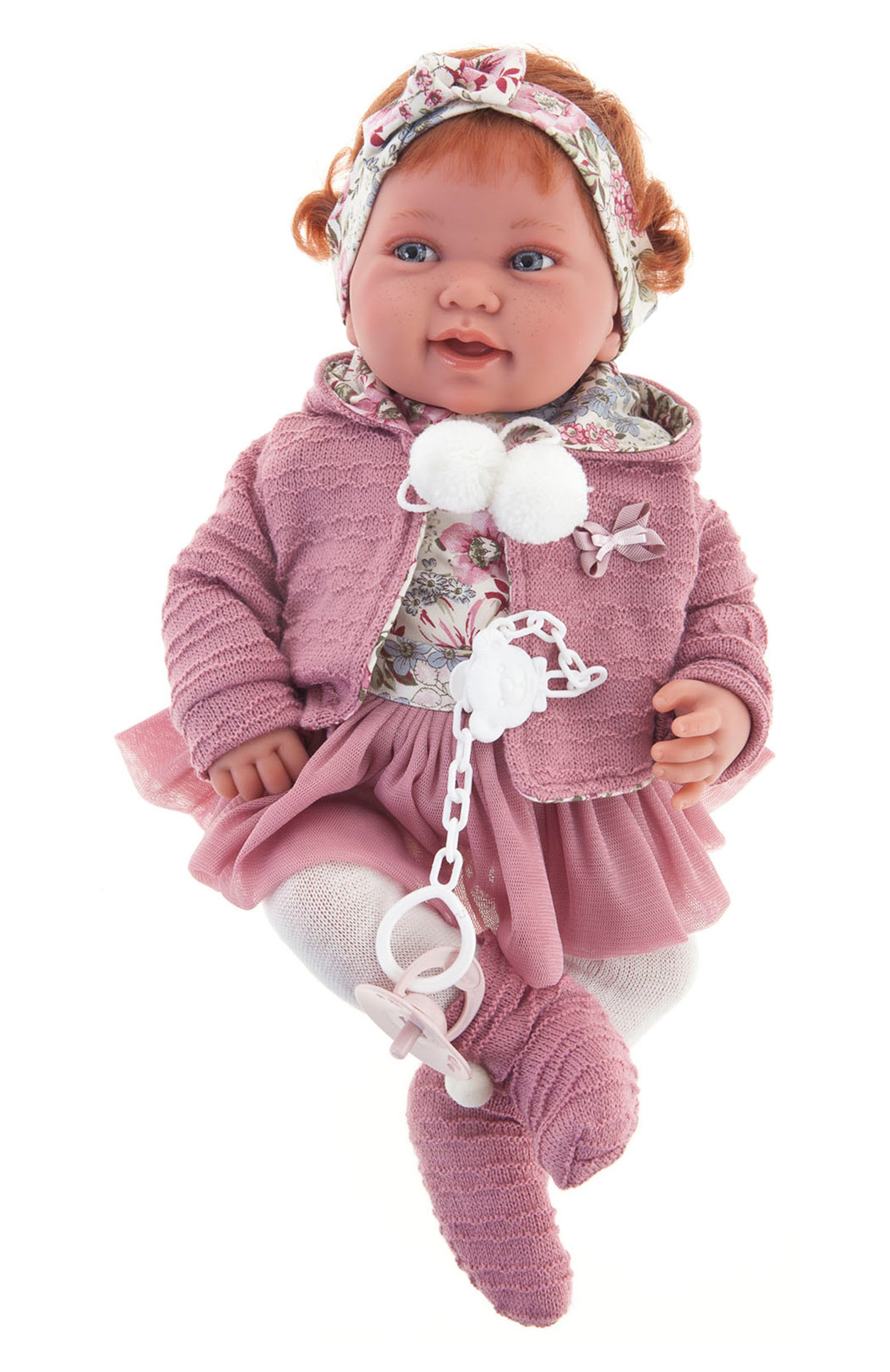 Кукла малышка саманта ANTONIO JUAN розового цвета по цене 18910 руб., арт. 33070, фото 2 Кукла малышка саманта ANTONIO JUAN, арт. 33070, фото 2