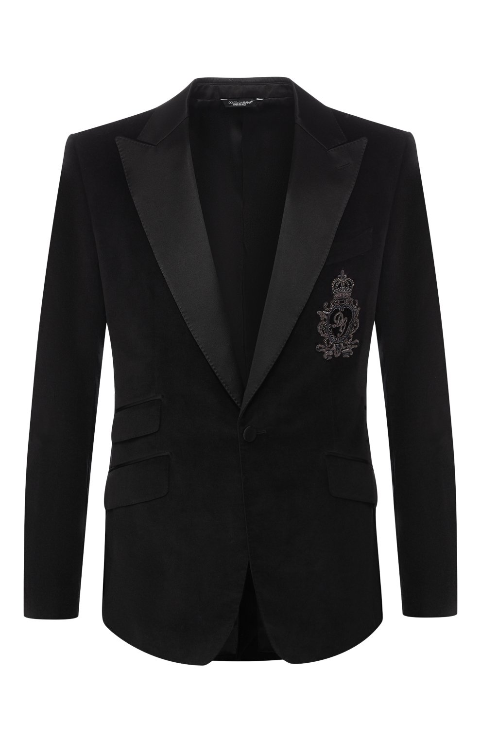 Пиджак из смеси хлопка и шелка DOLCE & GABBANA, арт. G2MD9Z/GEF96, фото 1
