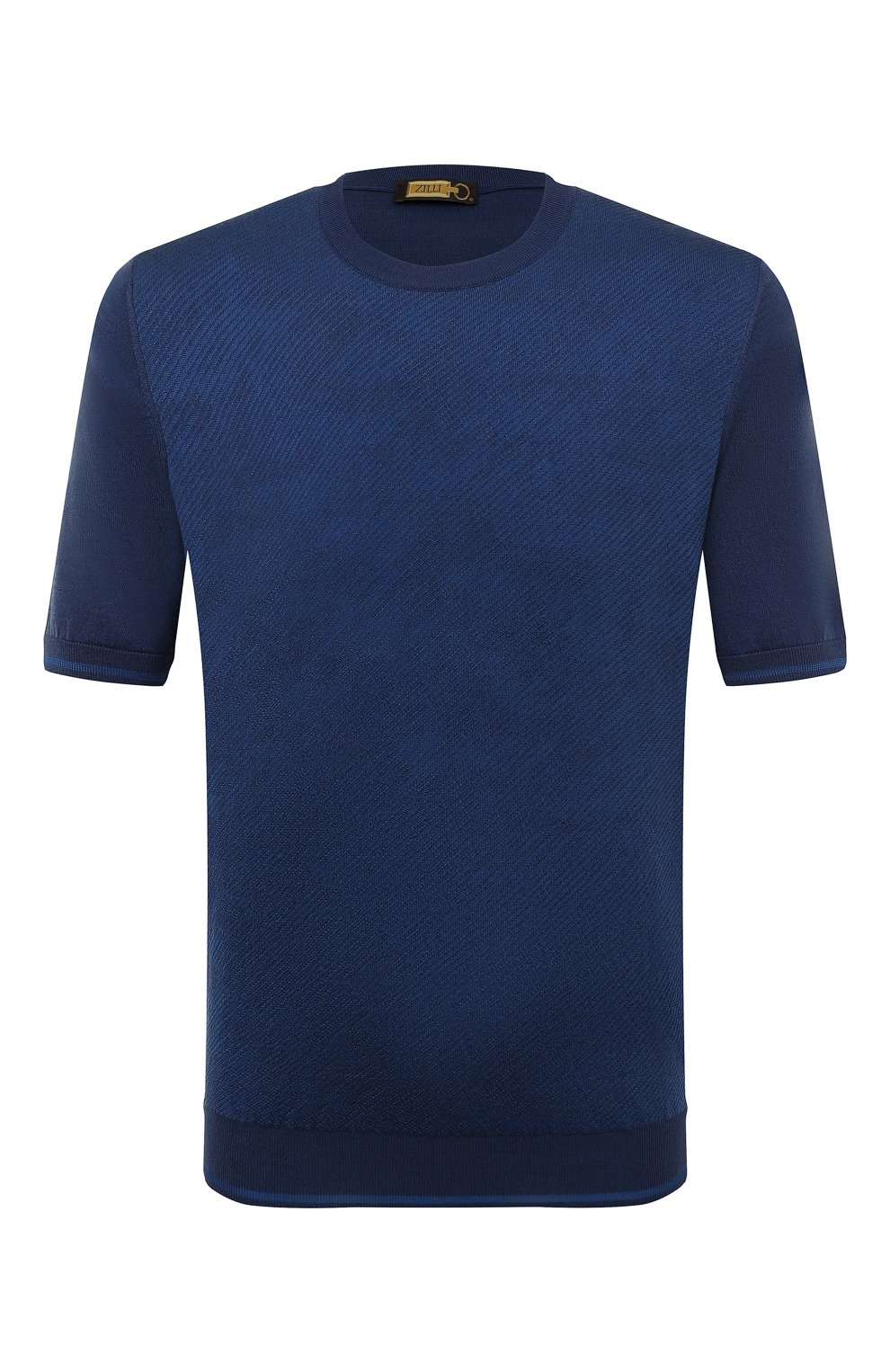 Джемпер из шелка и хлопка ZILLI, арт. MBZ-RN120-JACQ1/MC01, фото 1