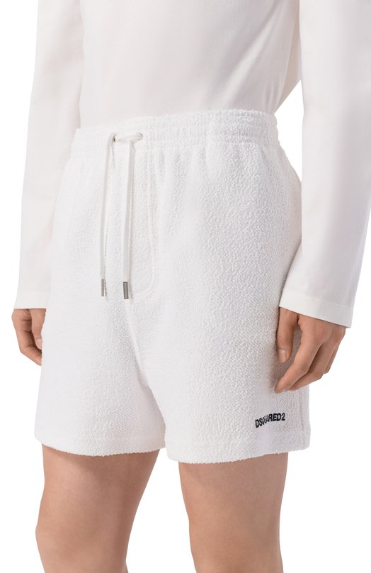 Хлопковые шорты Dsquared2 D7N1E6580 Белый  D7N1E6580 Фото 3