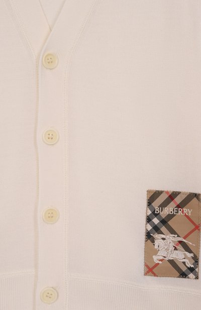 Шерстяной кардиган BURBERRY, арт. 8099631, фото 3