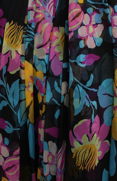 Шелковое платье SAINT LAURENT, арт. 661876/Y6C39, фото 5