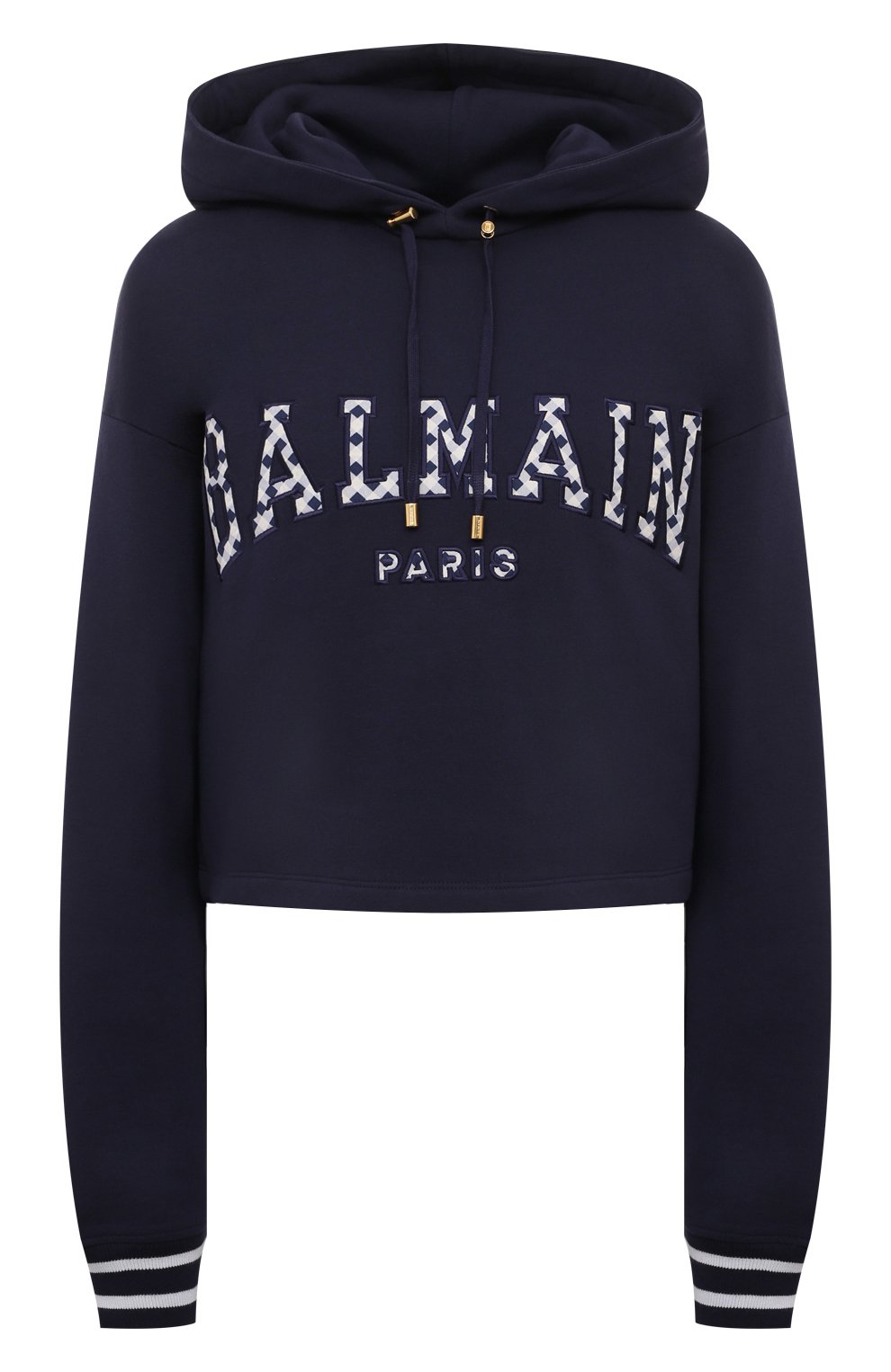 Хлопковое худи BALMAIN, арт. DF0JP033/BC83, фото 1