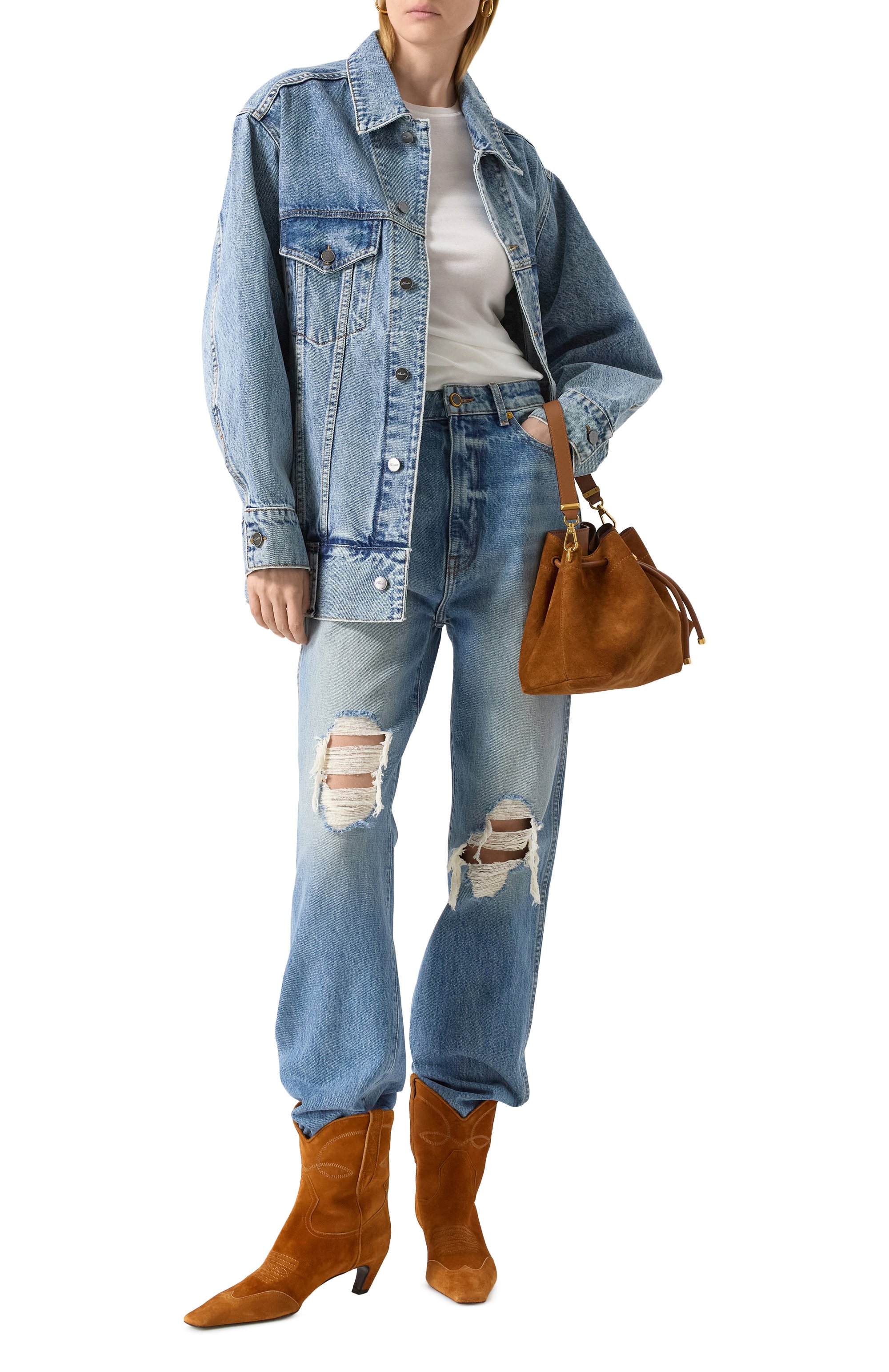 Джинсовая куртка KHAITE, арт. 1098094/W908, фото 2