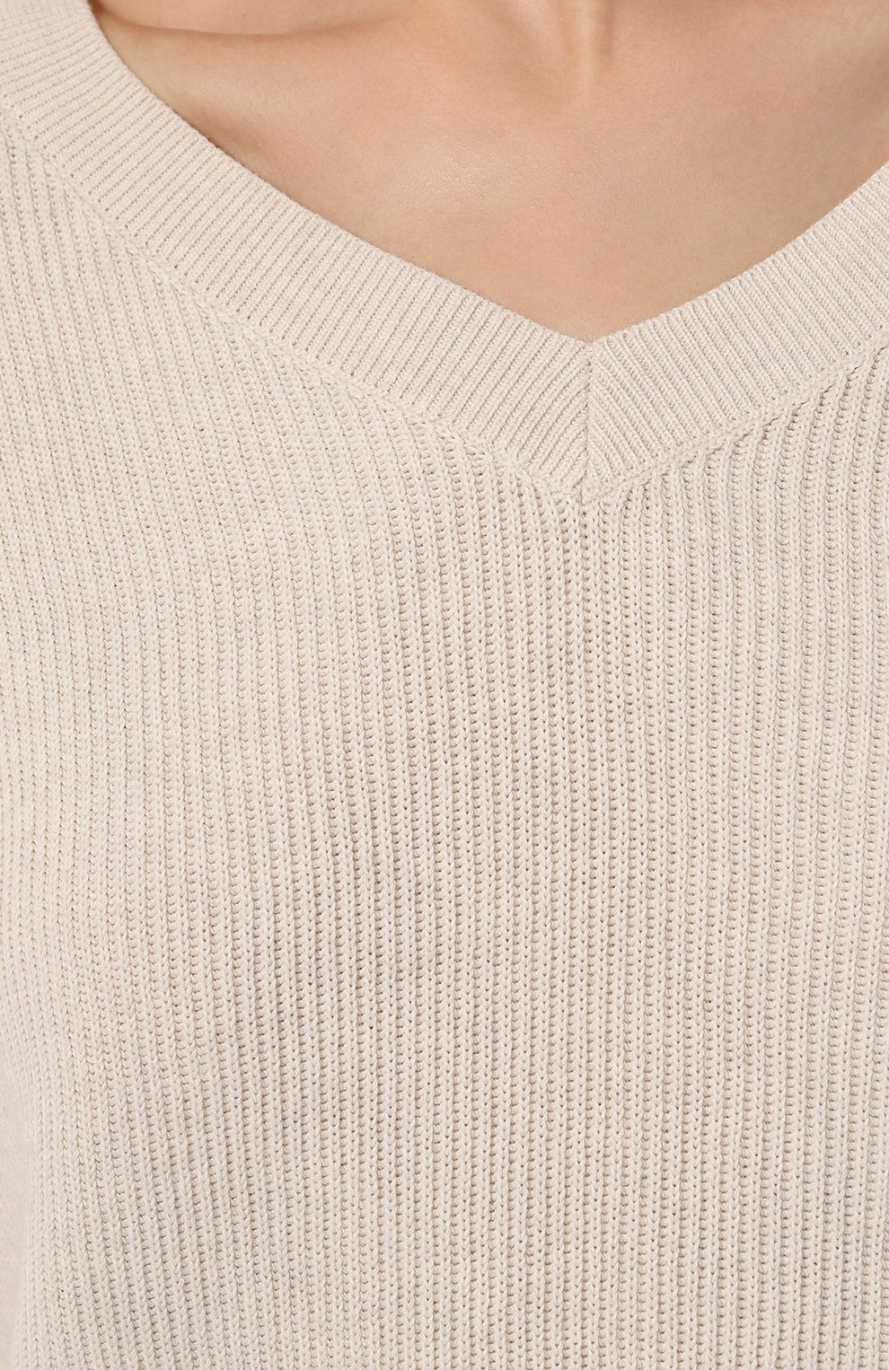 Хлопковый пуловер BRUNELLO CUCINELLI, арт. M1919B1351, фото 5