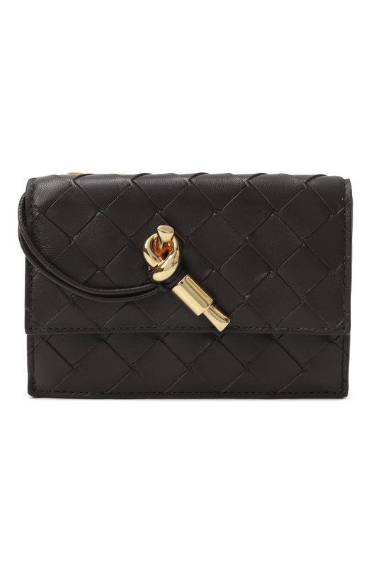 Кожаный кошелек Bottega Veneta 838846/VCPP2 Коричневый 838846/VCPP2