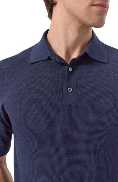 Шелковое поло ANDREA CAMPAGNA, арт. PL1MC/SE18Q, фото 5