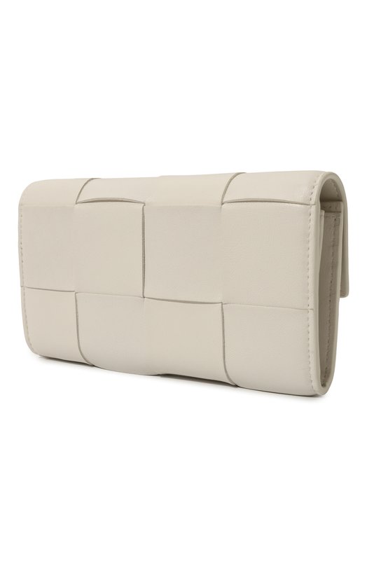 Кожаный кошелек Bottega Veneta 742694/VCQC4 Кремовый  742694/VCQC4 Фото 2