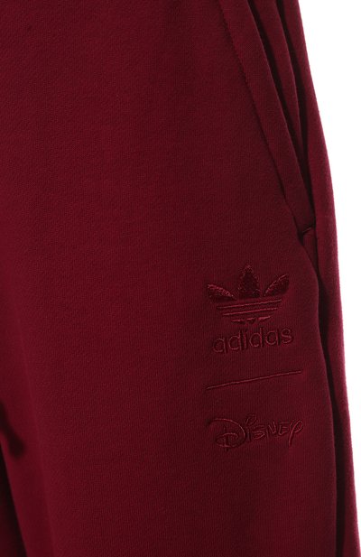 Хлопковые джоггеры ADIDAS ORIGINALS красного цвета по цене 7670 руб., арт. HD2756, фото 5 Хлопковые джоггеры ADIDAS ORIGINALS, арт. HD2756, фото 5