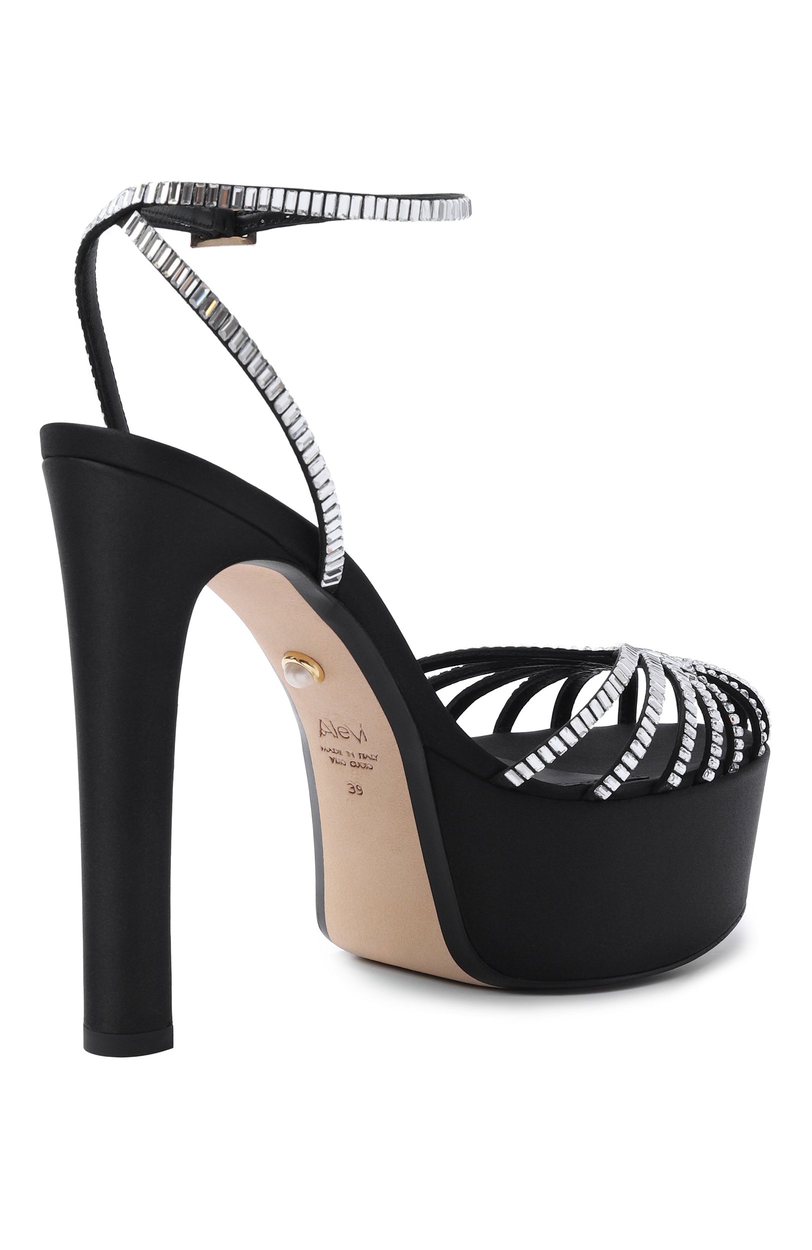 Атласные босоножки eva xtal 135 ALEVI MILANO, арт. L27WL002.Z.0222997/SATIN, фото 5