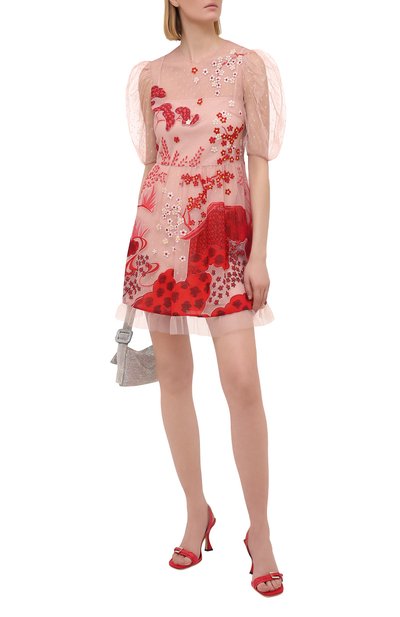 Платье REDVALENTINO красного цвета по цене 89150 руб., арт. VR3VA17F/5QM, фото 2 Платье REDVALENTINO, арт. VR3VA17F/5QM, фото 2