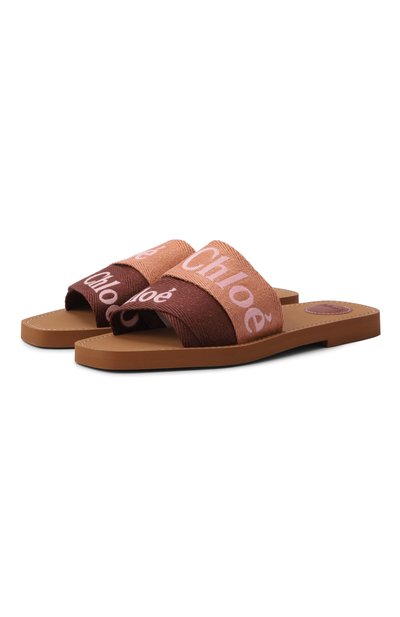 Женские текстильные шлепанцы woody CHLOÉ, арт. CHC23U188EF