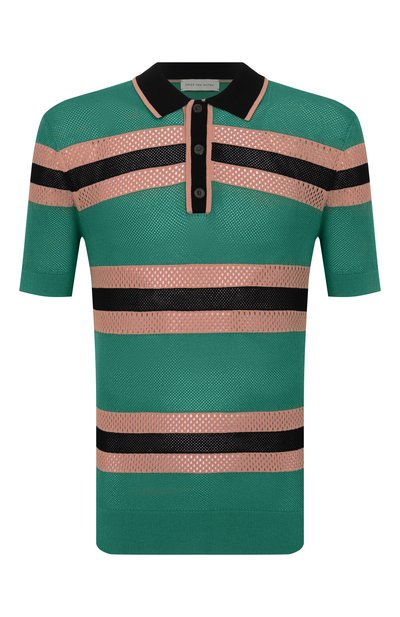 Мужская поло из вискозы DRIES VAN NOTEN, арт. 021218/3701