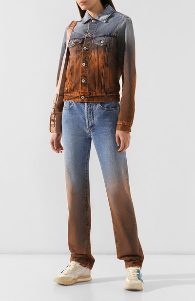 Джинсовая куртка OFF-WHITE синего цвета по цене 89950 руб., арт. 0WYE012E1977308987B4, фото 2 Джинсовая куртка OFF-WHITE, арт. 0WYE012E1977308987B4, фото 2