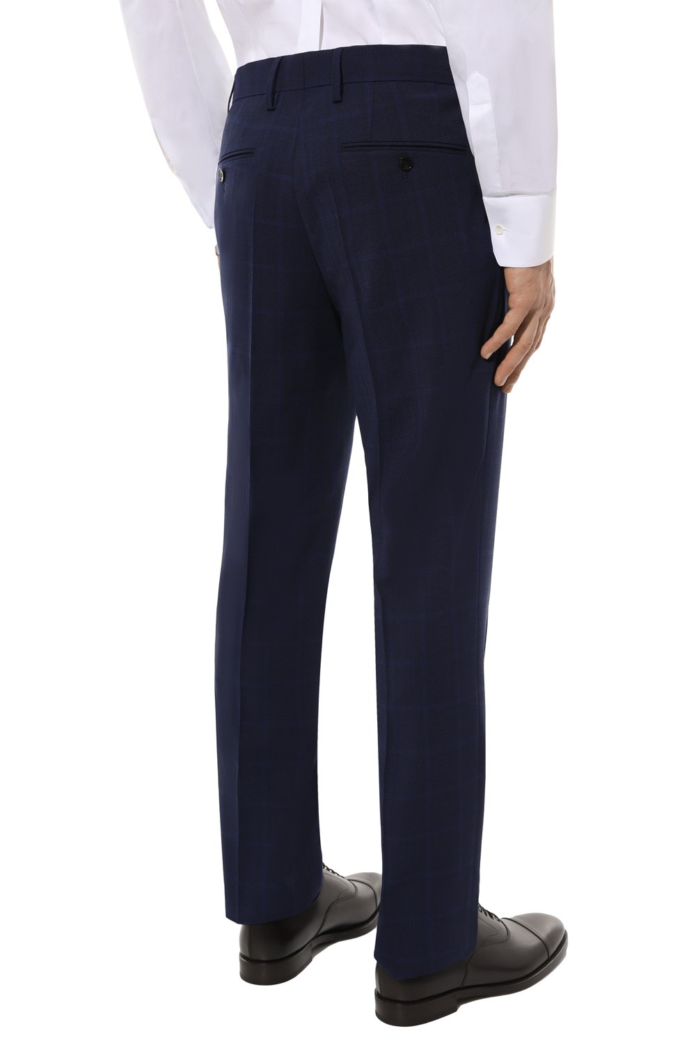 Костюм BOSS темно-синего цвета по цене 58200 руб., арт. Однобортный костюм, фото 5 Костюм BOSS, арт. Однобортный костюм, фото 5