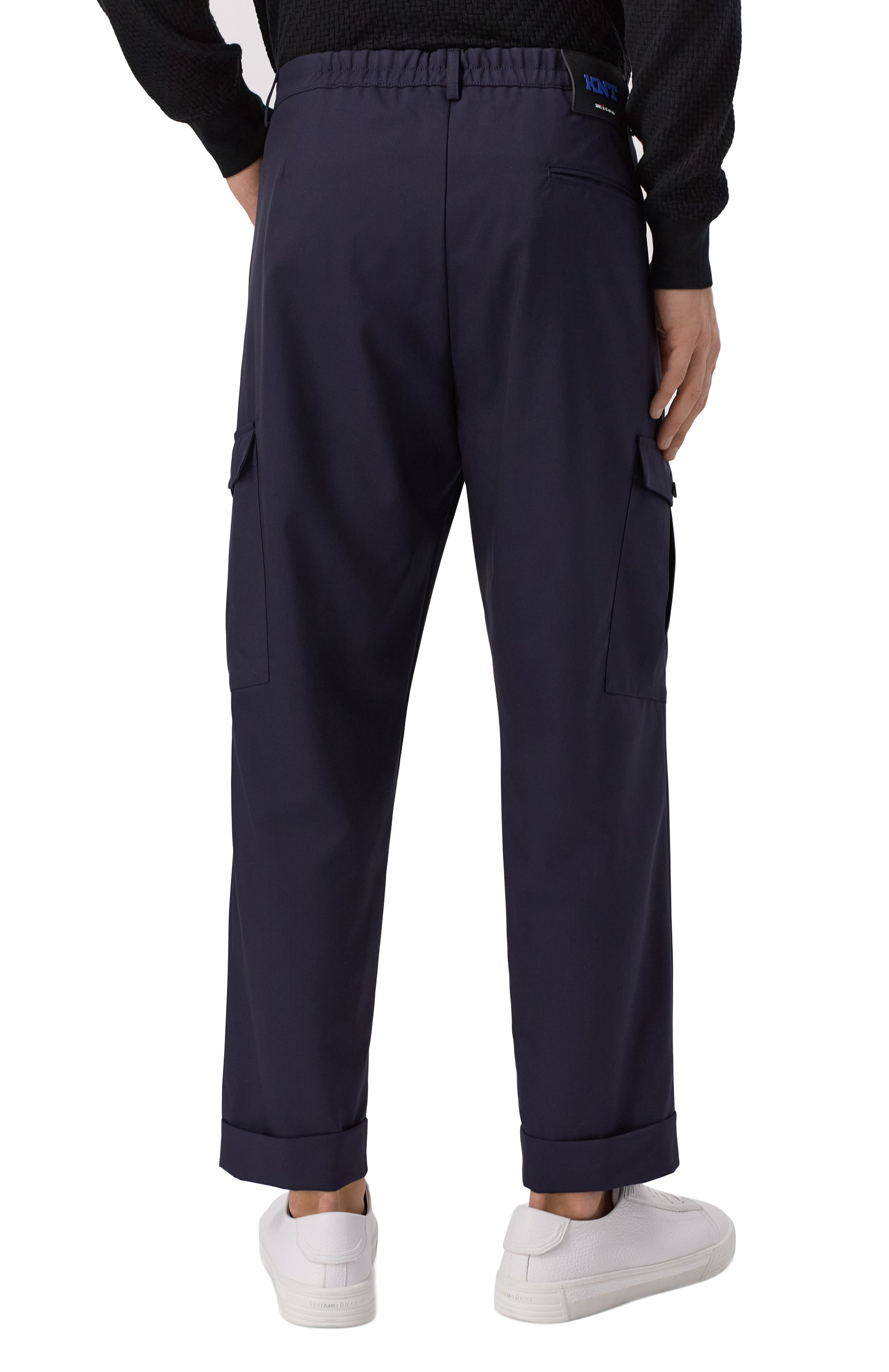 Шерстяные брюки-карго KITON, арт. UPKN024K0371102, фото 4