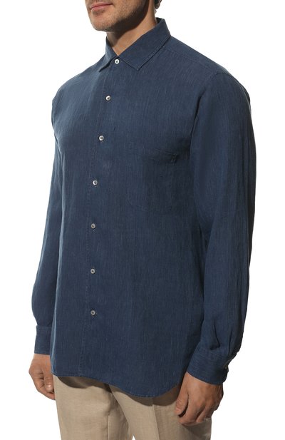 Льняная рубашка LORO PIANA, арт. FAM1826, фото 3