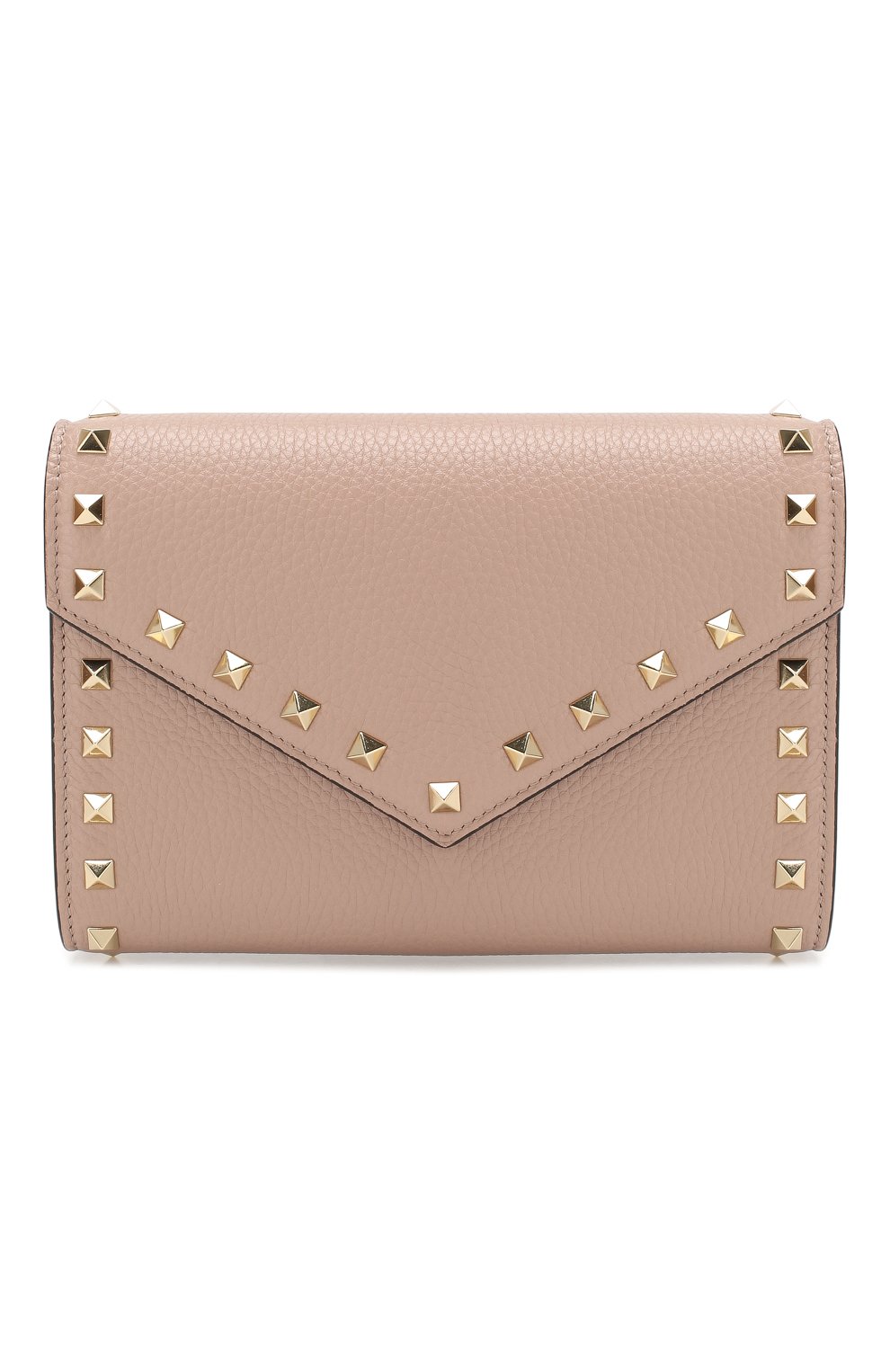 Кожаный кошелек на цепочке VALENTINO бежевого цвета по цене 129500 руб., арт. TW2P0Q48/VSH, фото 1 Кожаный кошелек на цепочке VALENTINO, арт. TW2P0Q48/VSH, фото 1