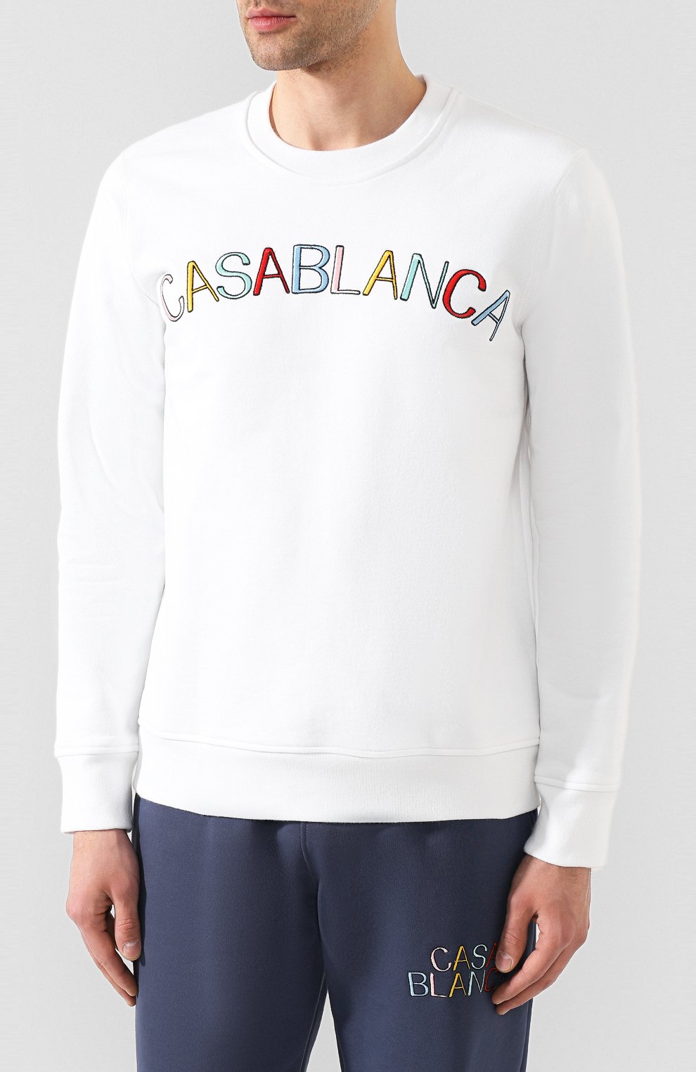 Хлопковый свитшот CASABLANCA, арт. MS20-JTP-001 CASA ARCH L0G0, фото 3