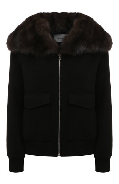 Женская куртка из шерсти и кашемира YVES SALOMON, арт. 24WYV05660CAZI